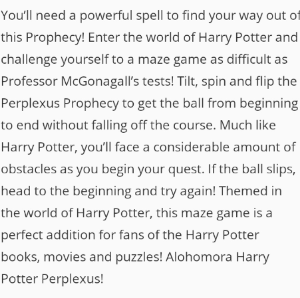 Harry Potter Prophecy Maze Game - Picture 11 of 11